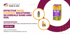 Keep your lawn and garden weed-free with quality weed control products from Silverdale Sand and Soil. We offer herbicides, weed barrier fabrics, and other solutions to eliminate unwanted growth.

Learn More: https://silverdalesns.com.au/product-category/landscape-supplies/weed-control/