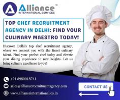 Discover the top chef recruitment agency in Delhi, where we specialize in connecting you with the city's finest culinary maestros. Whether you need a seasoned executive chef or an innovative pastry chef, we have the talent to elevate your dining experience. Trust us to find the perfect chef to bring excellence and creativity to your kitchen. Find your culinary maestro today!