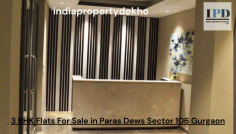 3 BHK Flats For Sale in Paras Dews Sector 106 Gurgaon, You can get more information online on indiapropertydekho.com 
