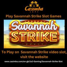 Are you ready to embark on an adventure through the wild plains of Africa? Look no further than the Savannah Strike Slots Game! Step into a world where majestic animals roam freely and where every spin of the reels brings the chance to win big.