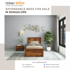  In Bangalore, Urbanwood provides a large selection of wooden cribs and beds to suit a variety of tastes and requirements. If you're looking for a comfortable single bed or a roomy queen size bed in Bangalore, Urbanwood offers top-notch selections at affordable bed costs. Sleek modern styles and timeless classics are all part of our range, which emphasizes comfort, style, and longevity. Our online bed assortment is easy to browse and buy, making the procedure quick and simple. We guarantee that every item, from classic cribs to modern bed frames, is crafted to the greatest standards. Our double bed rates in Bangalore are made to be as affordable as possible without sacrificing quality.