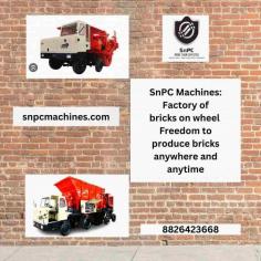 BMM-310 is a fully automatic brick making machine. It is world first fully automatic brick making of its kind by Snpc machines private limited. The machine produces brick while moving on wheel as like a vehicle. It can produce 12000 brick per hour that is a very fast production as compared with manual production. BMM-310 is a cost reductive and eco-friendly brick making machine.
https://snpcmachines.com/brick-machines/bmm310