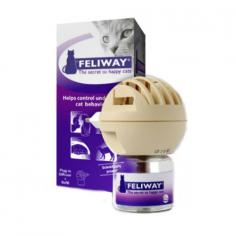 Feliway Cat Diffuser is a synthetic copy of the feline facial pheromone. It reduces the stress level of the cat and calms them during travel or hospitalization.
