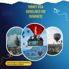 Turkey Visa Guidelines for Taiwanese

Exploring the allure of Turkey with a spotlight on Taiwanese tourism. Discover the robust bond between Turkey and Taiwan, fueled by a 35% surge in Taiwanese visitors in 2018, as per Taiwan's Tourism Bureau.

Dive into Turkey's beauty hassle-free with updated visa guidelines for Taiwanese travellers. Explore the swift e-Visa system.

1.  Celebrating Turkey's allure for global tourists, including Taiwanese visitors,   fostering strong bilateral relations.
2. Introducing Turkey's modernised visa system, facilitating swift access for short       trips, replacing embassy visits.
3. Noting Taiwan's inclusion in eligible countries for Turkey's e-Visa application.
4. Detailing the e-Visa's features: multiple-entry permit, allowing 30-day stays per entry.
Visit for more Info:-https://turkey-e-visas.com/turkey-visa-for-taiwan-citizens/
