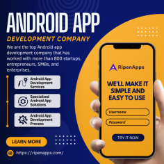 RipenApps is the best Android app development company that has worked with more than 800 startups, entrepreneurs, SMBs, and enterprises. We have delivered high revenue-generating mobile apps for the Android platform.