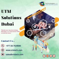Discover if your business requires customized UTM solutions for precise security needs and efficient network protection. VRS Technologies LLC occupies the reliable place in serving the best UTM Solutions in Dubai. For more info Contact us: +971 56 7029840 Visit us: https://www.vrstech.com/