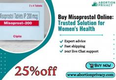 Looking for a reliable solution to buy Misoprostol online? Look no further! Our platform offers easy access to  Misoprostol pills, discreetly delivered to your doorstep within 2-3 days. Trustworthy and secure, ensure your reproductive health with 24x7 live chat support and expert care. Order Misoprostol online today at the best prices.

Visit Us: 
 https://www.abortionprivacy.com/misoprostol