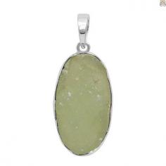 Enhance Your Quality Of Life With Prehnite Pendant Collection


The name prehnite honors the Dutchmen Baron and Colonel Hendrik Von Prehn, who brought the first of these minerals to Europe in 1783 and were credited with its discovery by mineralogist Abraham Gottlob Werner. From olive green to light yellowish green, it can be seen. Prehnite has a Mohs hardness of 6 to 6.5 and can be transparent or translucent. Astrologers frequently recommend Prehnite Pendants because they are said to help with lung, heart, and thyroid-related conditions.Additionally, it is said that wearing Prehnite jewelry, such as Prehnite bracelets, Prehnite rings, Prehnite earrings, or Prehnite pendants, will positively impact Libran's physical and spiritual well-being. Prehnite Pendants are well-liked not only because they improve the appearance of an outfit but also because they have healing properties that enable their wearers to connect their hearts and wills and experience the highest levels of compassion. Another advantage of wearing a Prehnite Pendant is that it strengthens the immune system. Even when set with other gemstones, this prehnite jewelry enhances the wearer's quality of life.