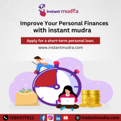 "Boost your finances with Instant Mudra! Quick and easy short-term personal loans to fulfill your needs."✨
