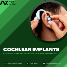 Cochlear Implants - https://www.nextsense.org.au/services/hearing/cochlear-implant-services