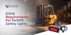 Safety lights have become a major forklift safety solution in recent times. Know OSHA require forklift safety lights or not?  You can call us at +971-4-454-1054 or mail us at sales@sharpeagle.uk