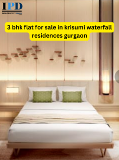 the 3 Bhk Flat for Sale in Krisumi Waterfall Residences Gurgaon comes with various premium amenities like a Clubhouse with all the latest world-class facilities, Elevators with Shuttle Elevators, a waiting time is under 30 seconds, etc. 
https://www.indiapropertydekho.com/property/28356/3bhk-flat-for-sale-in-krisumi-waterfall-residences-gurgaon