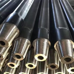 DTH drill pipes are widely used in mining,water well drilling,geothermal,oil and all kinds of DTH rock drilling,with high quality low carbon steel to ensure good resistance to strengthen and tensile,friction welded to ensure the adapter and pipe connect tightly as a whole set the cyclic extrusion-compression ensure reliable pipe

See more: https://www.agdrill.com/products-1-3-p.html