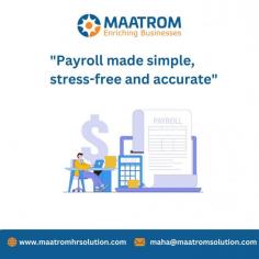 Maatrom HR Consultancy’s Payroll Management services are not just about processing payments; they’re about giving you the freedom to grow your business with the assurance that your payroll operations are in expert hands.