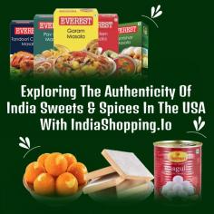 Explore a wide variety of authentic Indian sweets and spices at IndiaShopping.io. Enjoy the rich flavors and traditional tastes of India, delivered to your doorstep.