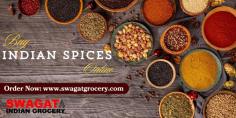 Discover authentic Indian spices online at Swagat Indian Grocery! From aromatic blends to fiery chilies, explore our diverse selection for vibrant flavors delivered to your doorstep.
