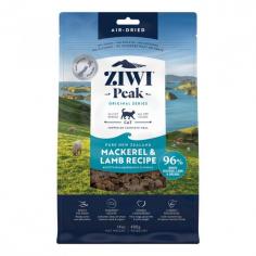 Ziwi Peak Air Dried Mackerel & Lamb Dry Cat Food contains 96% whole seafood, lamb, and organs that help to support brain, heart, and joint function for your cat.

