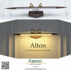 Transform your living space with the Alton LED Antique Brass Picture Light – the perfect blend of classic elegance and modern functionality. It shines brilliantly and it helps in saving energy. It comes with all the necessary hardware for a hassle-free setup.