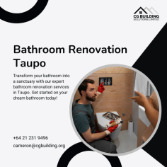 Premium Bathroom Renovation Taupo services at highly affordable prices


Choose Home Renovation Taupo for the best solutions if you are looking to reshape your existing space or upgrade the spaces you already have. Our skilled registered master builders have vast experience in Bathroom Renovation Taupo with a variety of options depending on your budget.