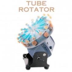 Tube Rotator NTR-100 is a benchtop rotataor designed with LCD display to show speed and time. integrated with brushless DC motor that offers longer life. its cricular rotating action gives gentle but effective mixing of biological samples in 1.5 ml to 50 ml micro tubes. it has adjustable speed range of 10 to 70 rpm and adjustable angle of 0 to 90°.