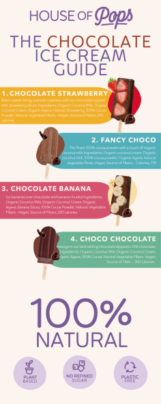 Are you one of those who love chocolate ice cream? If yes, order House of Pops’s divine chocolate ice cream pops online. Look into our chocolate ice cream guide for more information.