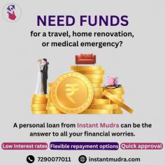 "Solve your money concerns with Instant Mudra! Our personal loan is the simple solution to your financial worries. Apply now!"