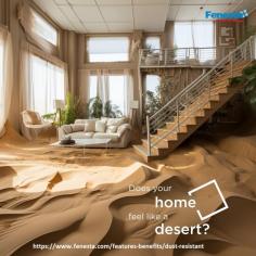 Tired of battling dust storms in your home? Make the switch to Fenesta Windows and enjoy a household free from dust worries. Our advanced windows seal out dust and allergens, ensuring a cleaner and healthier living space for you and your family. Breathe easy and embrace freshness with Fenesta, your partner in creating a dust-free haven. Visit https://www.fenesta.com/features-benefits/dust-resistant