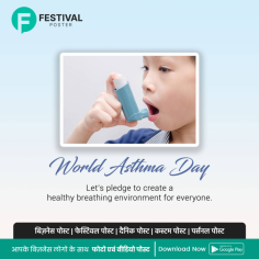 World Asthma Day: Raise Awareness with Our Festival Poster App! 