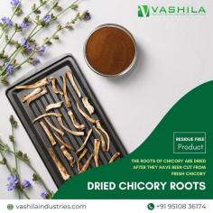 The roots of chicory are dried and used for a variety of purposes, including medicine, the coffee industry, and pet food.Specification:The roots of chicory are dried after they have been cut from fresh chicoryPhysical appearance : Light BrownTaste : Typical Chicory Taste

For more details Visit-https://vashilaindustries.com/chicory/

roots/#roastedchicory #driedchicory #chicorycubes #chicoryroots #chicoryproducts #foods #order #india #try #come #healthy #information #services #regarding #products #exportindustry #vashilaindustries #chicoryexport #chicoryindia #importexport #agro #chicory #agriculturalproducts