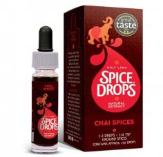 Chai Spices Natural Extract (Tea Masala)- Holy Lama Naturals

Chai Spice, Spice Drops® is a perfectly balanced, ready-to-use blend of traditional chai spices. Chai is a luscious hot drink made with milk, tea and spices which is surprisingly refreshing in hot weather; warm and comforting when it is cold.

https://holylama.co.uk/products/chai-spices-natural-extract-tea-masala