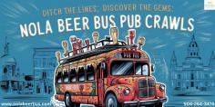 Ditch the long lines and forget planning your route! NOLA Beer Bus Pub Crawls take you on a guided adventure through the hidden gems and historic haunts of New Orleans' vibrant nightlife scene. Explore unique pubs you might miss on your own, skip the lines with exclusive deals, and discover the true spirit of NOLA's nightlife. Relax on our comfortable bus and let us handle the transportation – all you need to do is raise a glass and soak up the atmosphere! Visit us:- https://nolabeerbus.com/breweries/