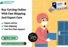 Buy Cytolog online and get an easy way to deal with an unplanned pregnancy. At our online pharmacy, we bring health to your fingertips with our 24x7 live chat support and fast shipping policy get this essential pill delivered within 2-3 days. Buy now and get your cytotec online at affordable prices. 

Visit Us:  https://www.abortionprivacy.com/cytolog