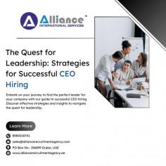 Embark on your journey to find the perfect leader for your company with our guide to successful CEO hiring. Discover effective strategies and insights to navigate the quest for leadership.