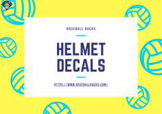 Helmet decals are also known as reward decks and glory stickers affixed to a high school or college player's helmet. These helmet decals can represent personal or team achievements.
https://www.baseballracks.com/product-page/helmet-decals