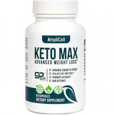 When you add to your keto diet meals &amp; workout stuff 2 capsules of our AMPLICELL Keto Max Advanced Weight Loss Diet Pills with pure BHB salts,