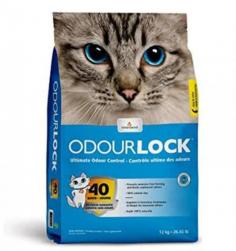 This clumping litter is made entirely of natural clay. With its patented ""Smart Odor Shield"" technology, OdorLock blocks ammonia release, uniquely neutralizing urine and feces odors for 40 days. Its excellent absorption rate and its fast and powerful agglomeration facilitate cleaning. OdorLock generates less waste than competing clay litters: you'll use 45% less litter per year. * Plus, it's 99.9% dust-free, leaving no trace on floors or furniture and keeping your cat's airway clean. and your family. She is soft and comfortable for your cat.