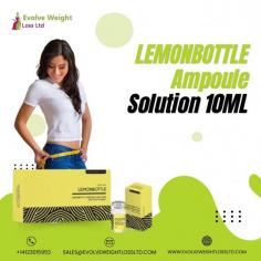 Evolve Weight Loss Ltd offers innovative solutions for a healthier you. Explore our 10ML LEMONBOTTLE Ampoule solution for effective weight management. Transform your wellness journey with Evolve today.
