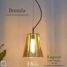 Transform your space with the perfect blend of vintage charm and modern elegance. The Brenda Brass and Glass Pendant Light is here to add a touch of luxury to your home! Illuminate your home with style and sophistication. Let the Brenda Pendant Light be the star of your decor! 