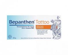 Bepanthen Tattoo Aftercare Ointment 50g

Bepanthen Tattoo Aftercare Ointment helps heal and protect your tattooed skin.

Bepanthen Tattoo is a after tattoo care ointment is dermatologically tested to help heal and protect tattoos. It contains Pro-vitamin B5 which helps to keep your tattooed skin moisturised and protected. The breathable protective layer provides the moisture level needed to help the skin to regenerate from within. Pro-vitamin B5 also helps the skin recovery after having a tattoo.