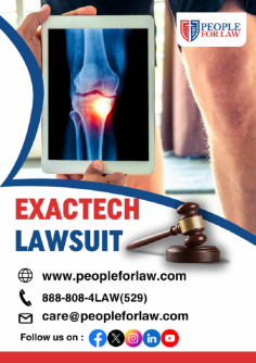 Exactech is a medical device company that develops and markets orthopedic implant devices. However, in 2021, several devices were detected to have defective packaging. As a result, several people came forward to file the Exactech lawsuit. These lawsuits claim that patients were given defective products, and the company failed to or neglected to warn about the risks associated with the product. If you or someone you know has been affected by the negligence of these companies, you can contact People For Law to get the compensation you deserve for your pain and suffering. 
