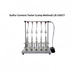Sulfur content tester (Lamp Method) LB-10SCT is a desktop unit with vacuum pump adjustment. Equipped with five tubes and organic glass pane, ensures reliable operation. Conforms to ASTM D1266 standard test method for sulfur in petroleum products.


