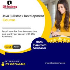 Get certified with the best Java Full Stack Development course in Kochi. Join Quest Innovative Solutions for expert-led training and hands-on projects. https://www.qisacademy.com/course/java-full-stack-development