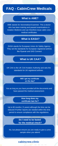 Infographic:-FAQ - CabinCrew Medicals

At the CabinCrew.Clinic, we specialize in providing top-notch medical assessments for Cabin Crew.

Know more: https://www.cabincrew.clinic/
