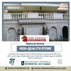 Transform your property with the timeless beauty of natural stone! KW Stone offers a wide range of high-quality stone facades that combine elegance, durability, and low maintenance.
For More Detail Visit: - www.kwstone.in
