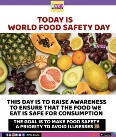 Happy World Food Safety Day!✨

Food standards save lives by ensuring what we eat is safe. On World Food Safety Day, let's remember that hygienic and safe food is crucial for our health.

#WorldFoodSafetyDay 