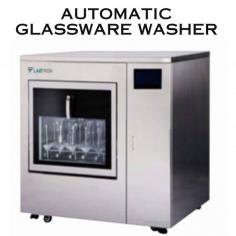 Labtron Automatic Glassware Washer combines cleaning and integrated drying for lab glassware. With a 120L capacity and high-pressure hot air drying up to 120°C, it ensures efficient, cost-effective operations. Features include a touch screen PLC control, corrosion-resistant stainless steel, a clear-view glass window, lockable door, and 12 preset programs. Washing temperature reaches up to 99°C. Ideal for diverse lab needs.