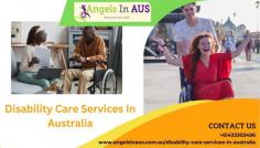 Angels In Aus is a registered NDIS disability care services in Australia that attracts, rewards, and retains highly-skilled staff to provide excellent services for the disabled people. Call us at +61433303496 to schedule an appointment with our experts. Or write to us at  info@angelsinaus.com.au to know more about us.