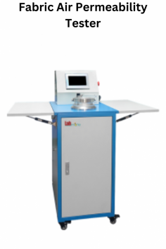   Fabric air permeability tester is a microcomputer controlled unit used to determine the air permeability of flat materials with various measuring areas (5 cm2, 20 cm2, and 10 cm2). Features include a measurement range of 0–200 Pa/cm2 and a pressure difference range of 0–2 KPa.