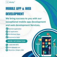 IT Infonity is a leading software development company offering comprehensive solutions in web development, mobile app development, digital marketing, and QA/testing services. With a focus on innovation and quality, we serve diverse industries, providing custom digital solutions to help businesses achieve their goals. 