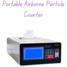 Labmate Portable airborne particle counter is a 6 channel, microcomputer-controlled device offering real-time monitoring and counting from 0.3 µm to 10.0 µm. It features a thermal-sensitive printer, a 1 CFM flow rate, and a lithium-ion battery for >4 hours of use. Operating from 10℃ to 35℃ and ≤75% RH and supports test Class up to 100 to 300,000.